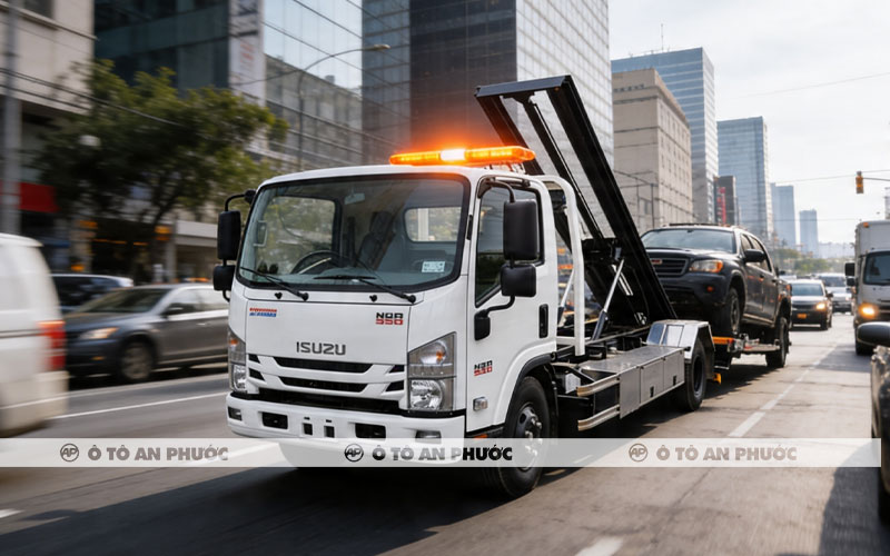 ứng dụng của xe cứu hộ Isuzu sàn 6m4