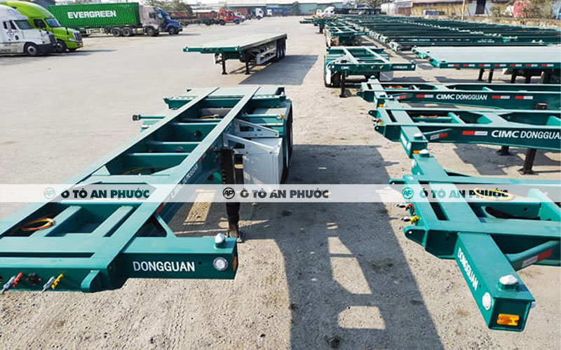 Giá mooc xương 20 feet 2 trục