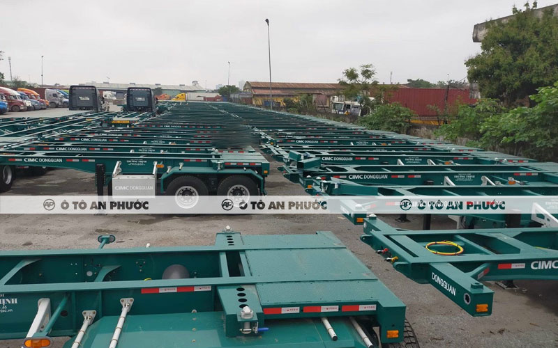 Giá mooc xương 40 feet 3 trục