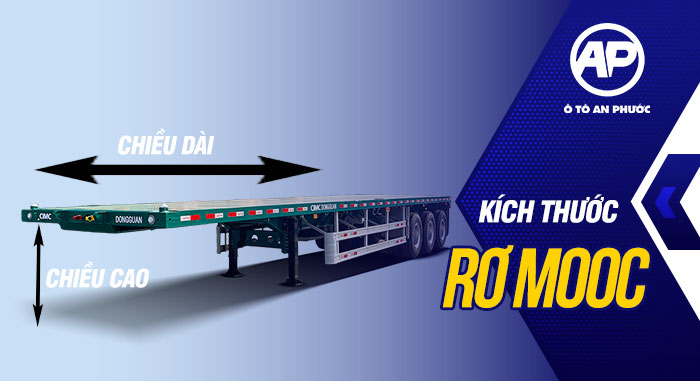 Kích thước rơ mooc