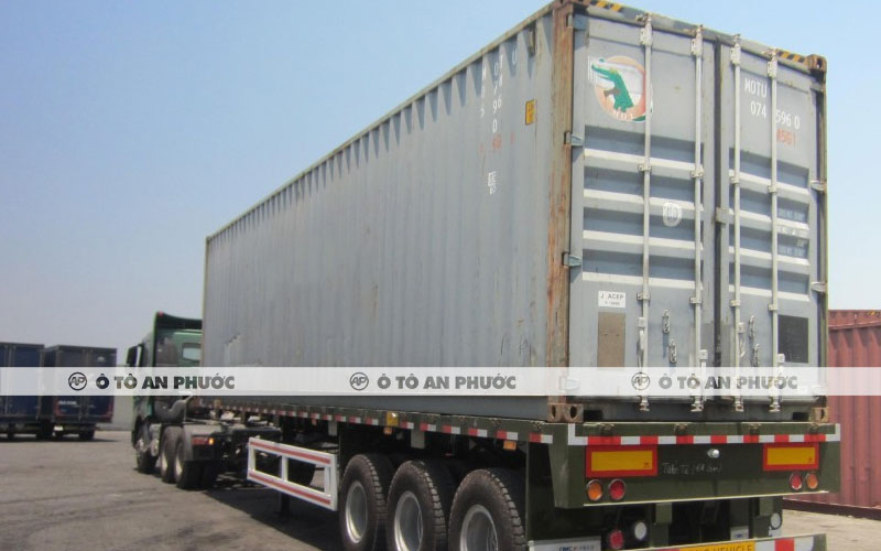 Mooc sàn 45 feet chở container