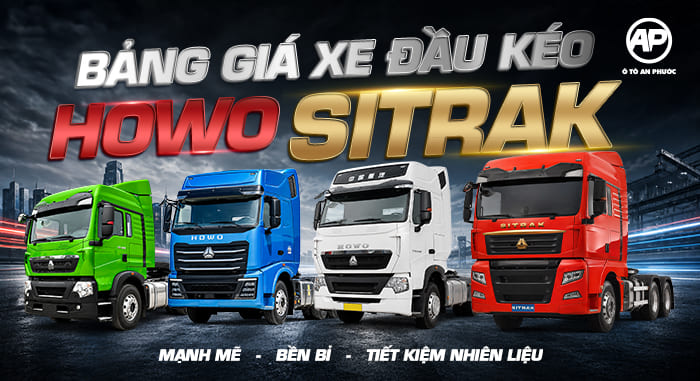 giá xe đầu kéo howo sitrak