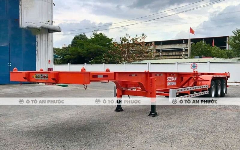 mooc xương Doosung 40 feet 3 trục tải 33 tấn