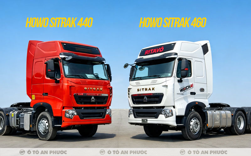 giá xe đầu kéo sitrak 440 và sitrak 460