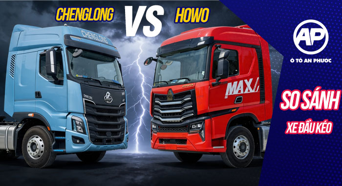 So sánh xe đầu kéo Howo và Chenglong