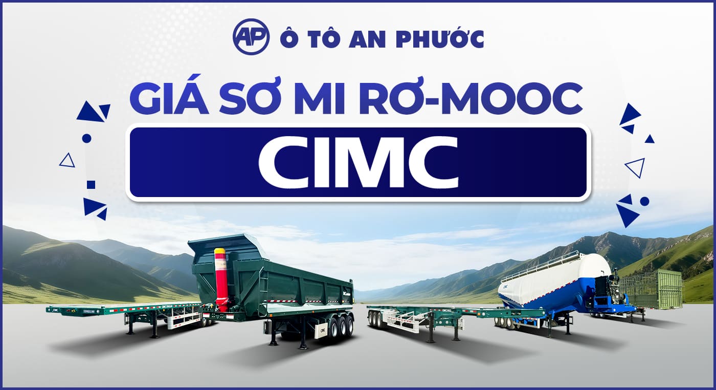 Bảng giá sơ mi rơ mooc CIMC