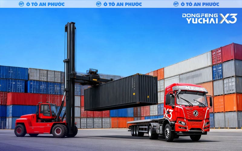 Dongfeng X3 phù hợp với nhu cầu kéo container