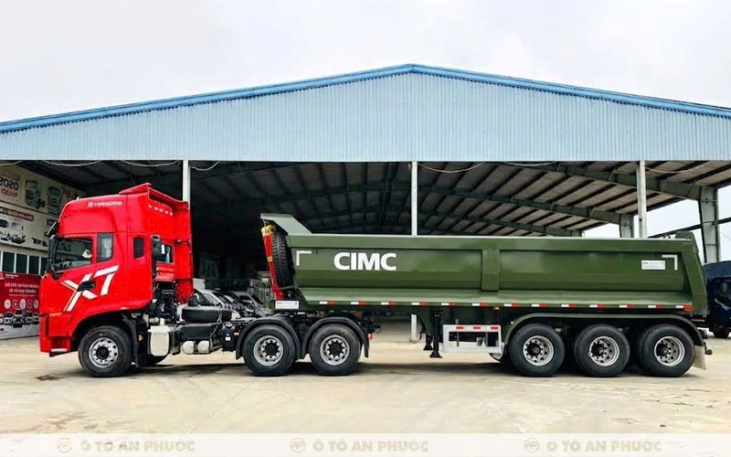 Dongfeng X7 và mooc ben