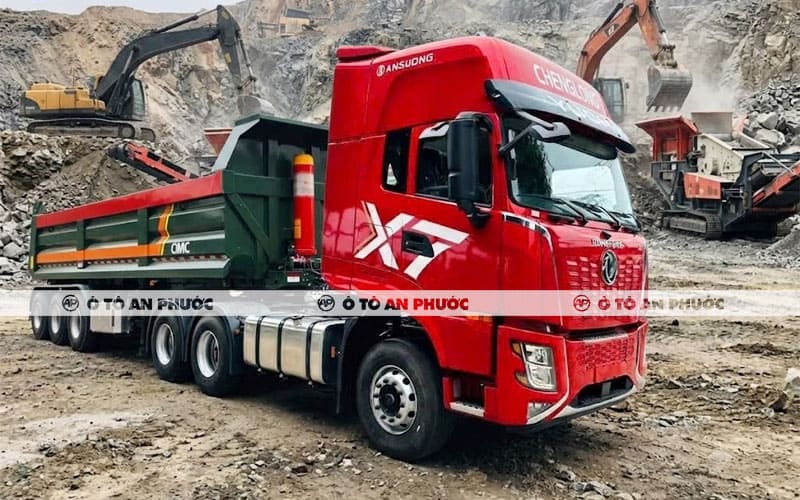 Dongfeng X7 và mooc ben