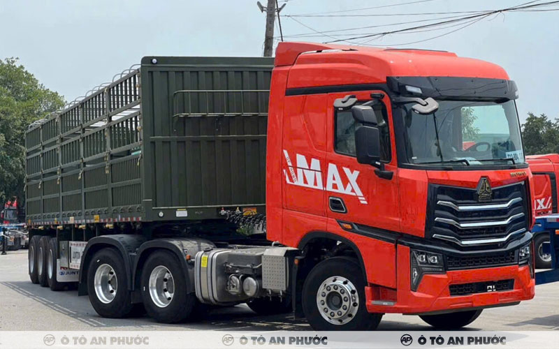Howo Max 440/460 và mooc lồng CIMC dài 12m