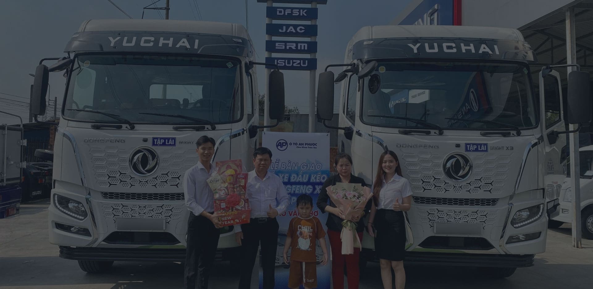 Ô tô An Phước - Bàn giao xe