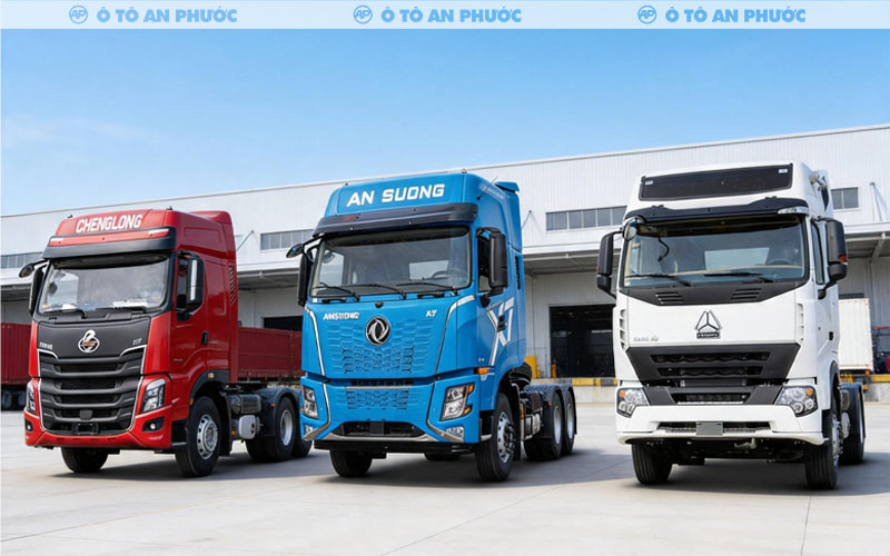So sánh giá xe đầu kéo Howo Dongfeng Chenglong