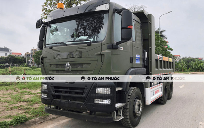 Ngoại thất xe ben Howo TX 400